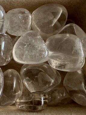 Clear Quartz Polished Crystal Tumble